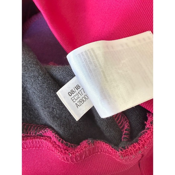 Adidas Originals Velour Pullover Sweatshirt – Size S/M – Pink/Red/Purple – 90s - Picture 7 of 8